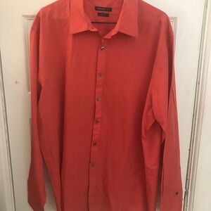 Van Heusen Men's Casual Button Down Shirt/17-17.5”